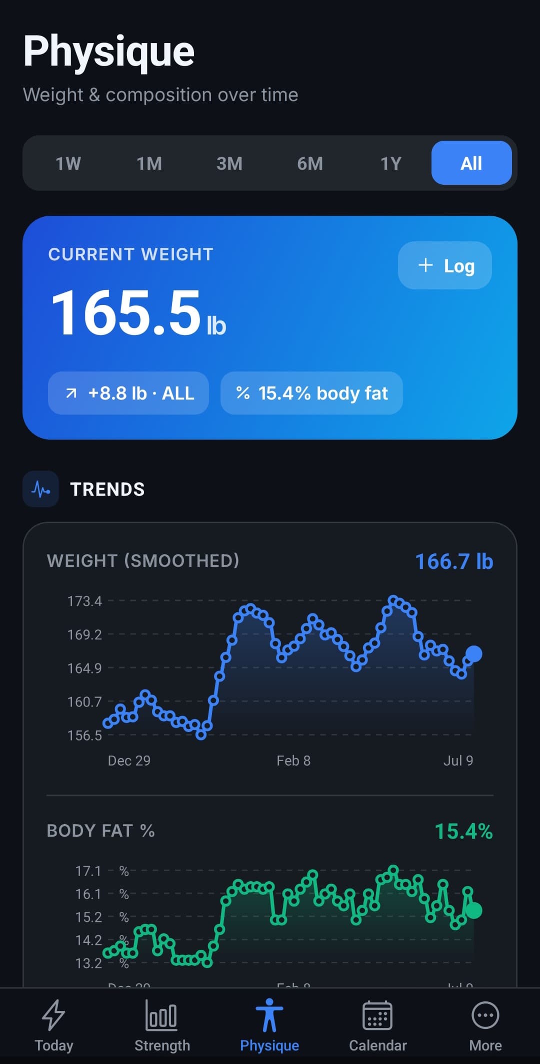 Adaptive Strength Trainer app screenshot